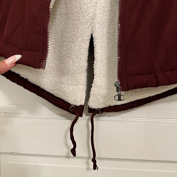 Virginia Tech Men's Sherpa Lined Stadium Jacket by Champion - Picture 9 of 10